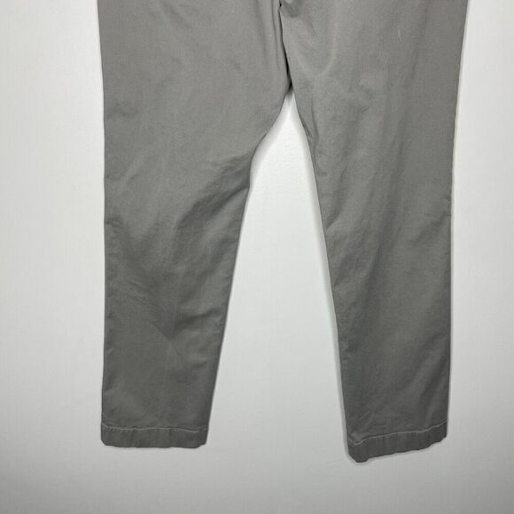 J.CREW Pants Mens 33 x 29 Gray 770 Straight Fit Chinos Stretch AR886 - Picture 8 of 12